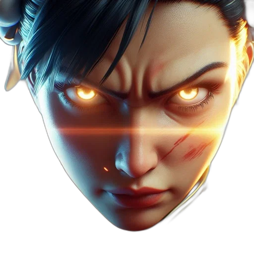 face, mask, weapon, cyberpunk transparent PNG cut-out