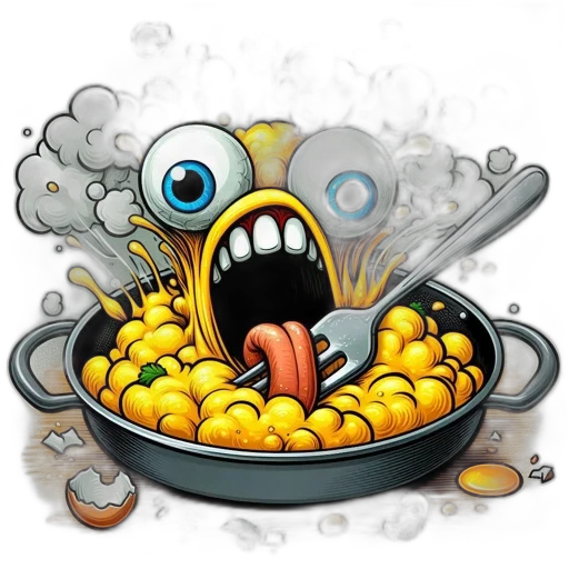 food, concept art, pixel art, comic book art transparent PNG cut-out