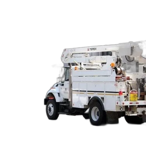 robot, 3d render, white, terex transparent PNG cut-out
