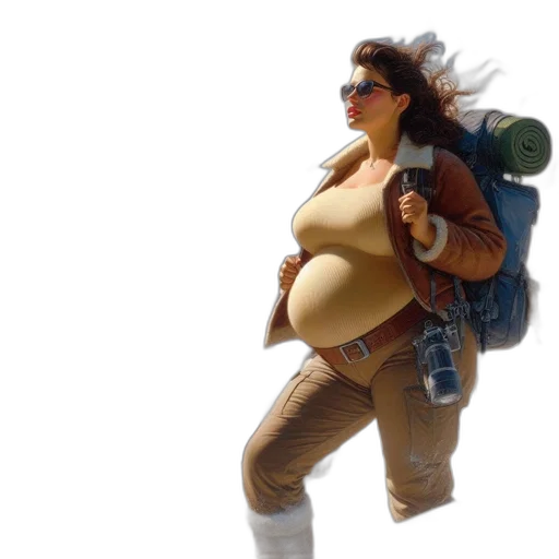 jacket, concept art, 3d render, photorealistic transparent PNG cut-out