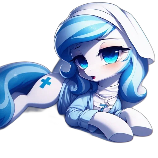 staff, hat, anime, pixel art transparent PNG cut-out