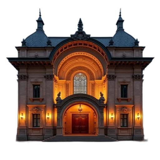 building, crown, staff, hat transparent PNG cut-out