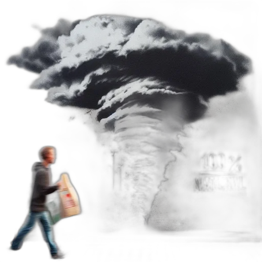 umbrella, concept art, photorealistic, fog transparent PNG cut-out
