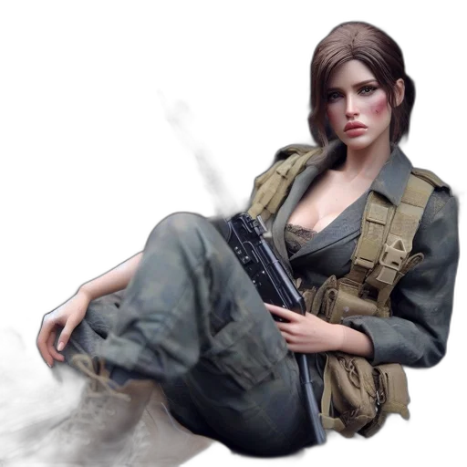 jacket, weapon, staff, concept art transparent PNG cut-out
