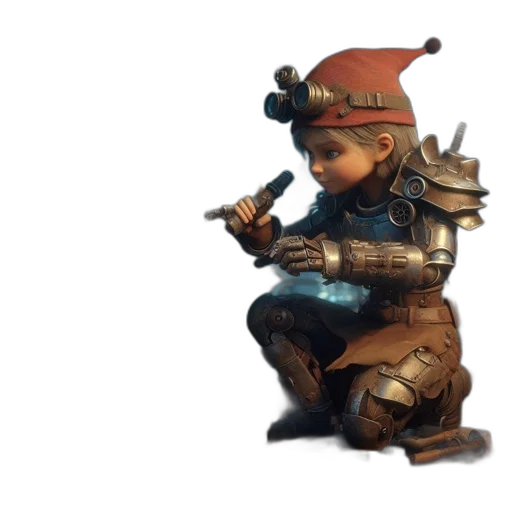 weapon, robot, staff, concept art transparent PNG cut-out