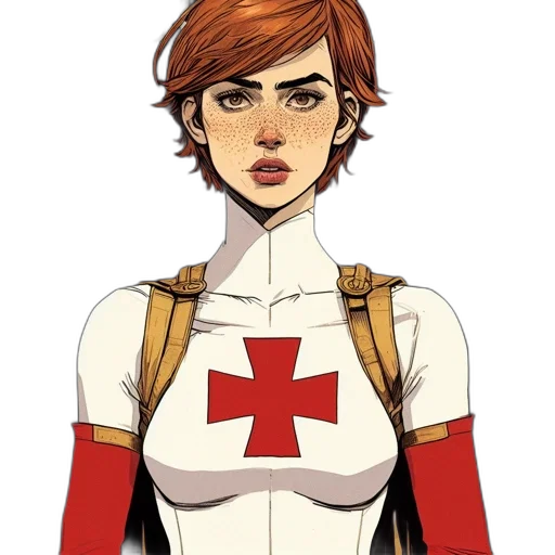 jacket, staff, comic book art, concept art transparent PNG cut-out