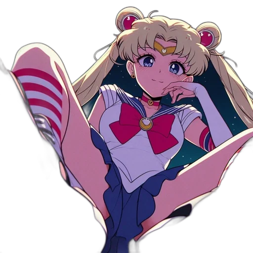 weapon, staff, vaporwave, anime transparent PNG cut-out