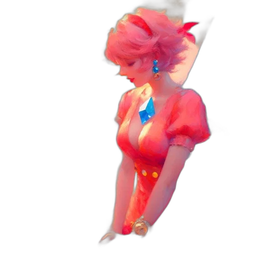 dress, staff, weapon, jewelry transparent PNG cut-out