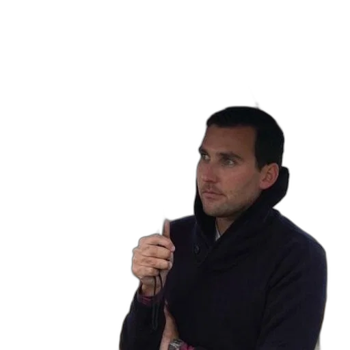 jacket, staff, robot, face transparent PNG cut-out