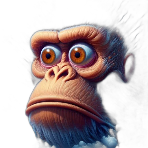 face, animal, creature, staff transparent PNG cut-out