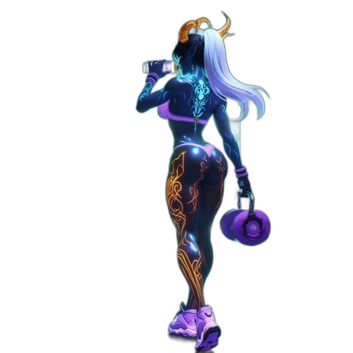 staff, weapon, concept art, 3d render transparent PNG cut-out