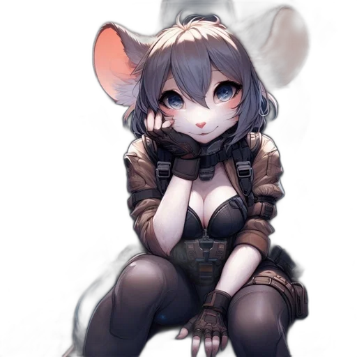 staff, hat, animal, jacket transparent PNG cut-out