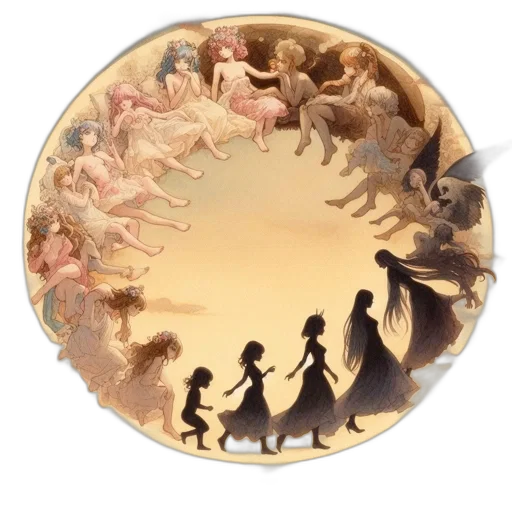 jewelry, concept art, oil painting, fantasy art transparent PNG cut-out