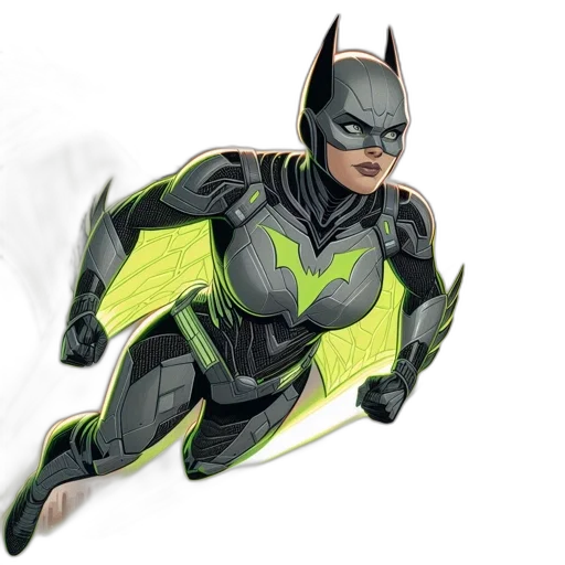 comic book art, concept art, 3d render, watercolor transparent PNG cut-out