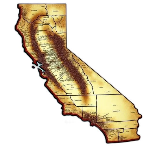 staff, large, detailed, california transparent PNG cut-out