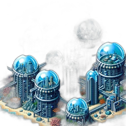 building, robot, concept art, 3d render transparent PNG cut-out
