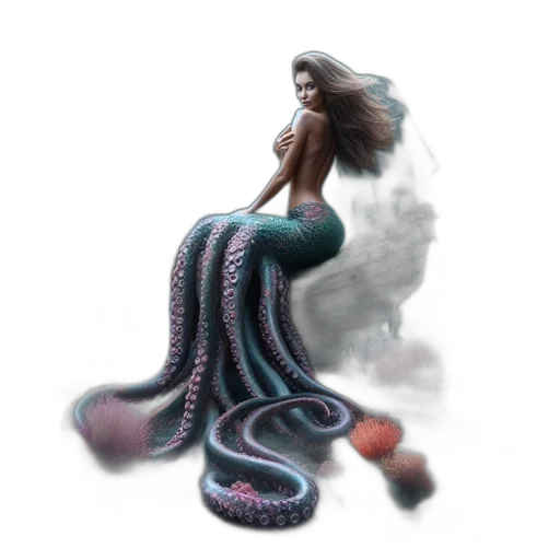 hair, dress, creature, animal transparent PNG cut-out
