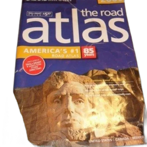 food, road, atlas, book transparent PNG cut-out