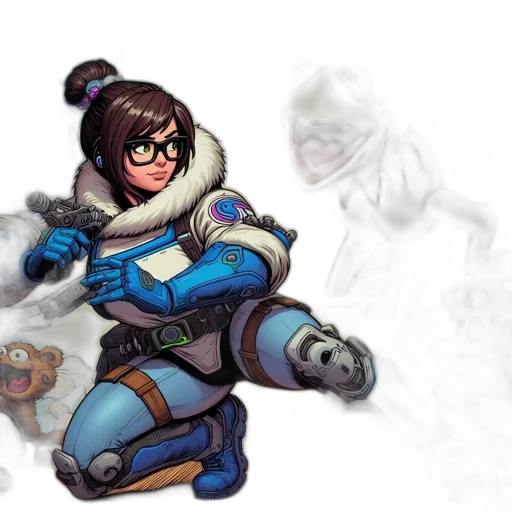 weapon, staff, robot, concept art transparent PNG cut-out