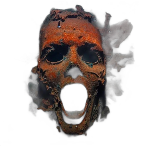 mask, face, creature, staff transparent PNG cut-out