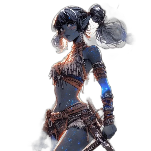 sword, staff, weapon, fantasy art transparent PNG cut-out