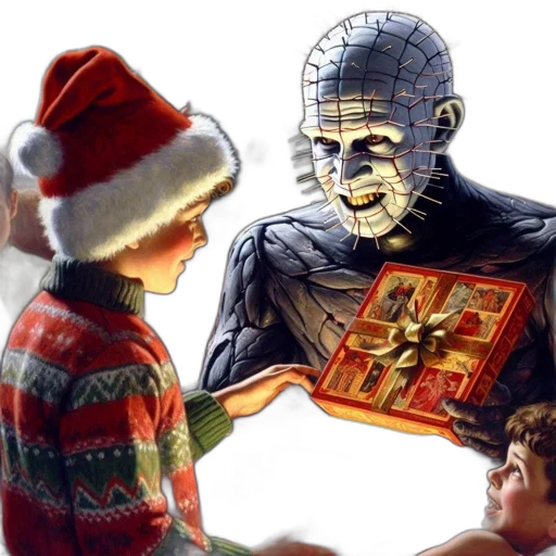 robot, concept art, christmas, tree transparent PNG cut-out