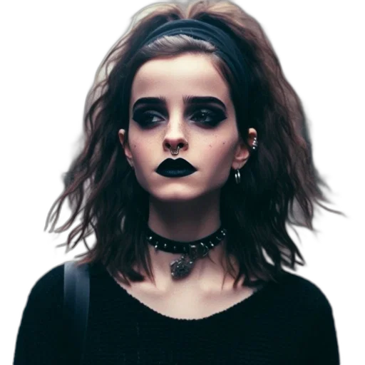 face, hair, jewelry, mask transparent PNG cut-out