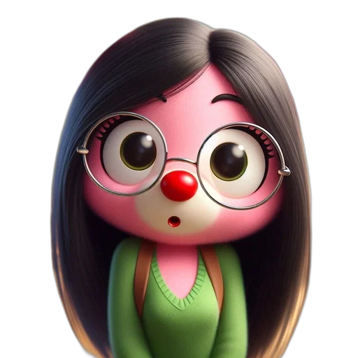 face, mask, 3d render, cartoon transparent PNG cut-out