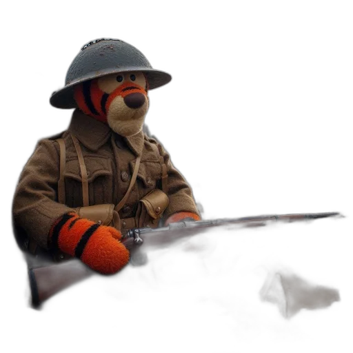 staff, weapon, hat, jacket transparent PNG cut-out