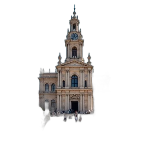building, crown, dress, staff transparent PNG cut-out