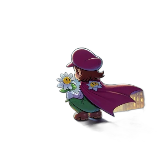 flower, crown, staff, weapon transparent PNG cut-out