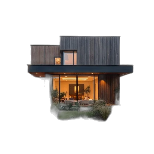 building, furniture, 3d render, photorealistic transparent PNG cut-out