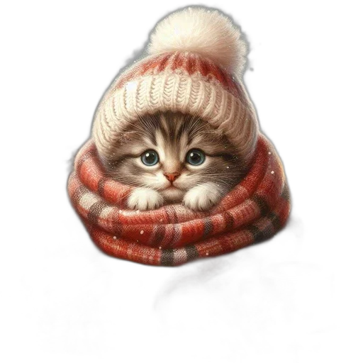 hat, animal, creature, photorealistic transparent PNG cut-out