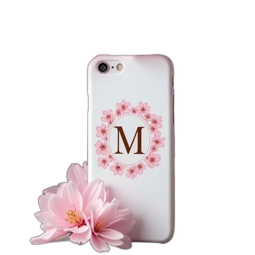 flower, monogramed, cherry, blossom transparent PNG cut-out