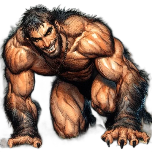 animal, creature, concept art, comic book art transparent PNG cut-out