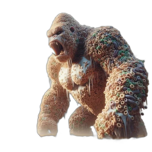 creature, animal, 3d render, concept art transparent PNG cut-out