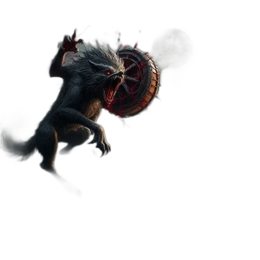 dragon, creature, animal, hair transparent PNG cut-out