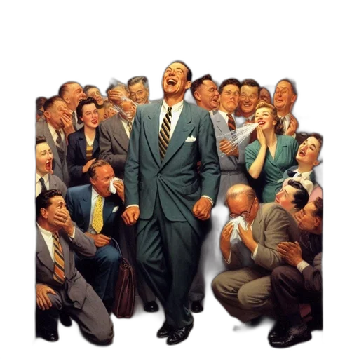 painting, shows, man, amusingly transparent PNG cut-out