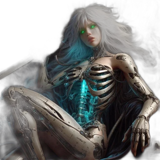 robot, jewelry, mask, dress transparent PNG cut-out