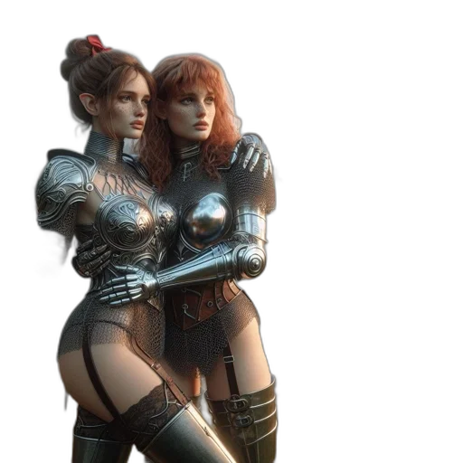 concept art, 3d render, fantasy art, cyberpunk transparent PNG cut-out