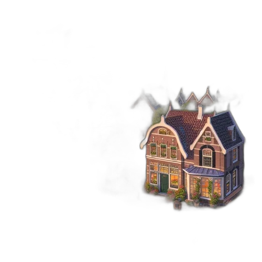 building, furniture, 3d render, concept art transparent PNG cut-out