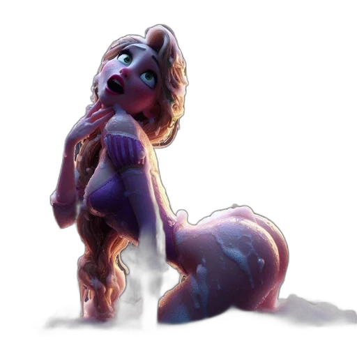 staff, dress, creature, animal transparent PNG cut-out
