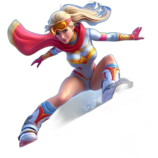 concept art, comic book art, fantasy art, 3d render transparent PNG cut-out
