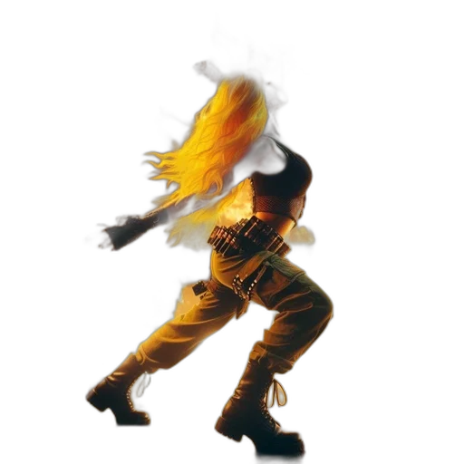 staff, weapon, jacket, mask transparent PNG cut-out