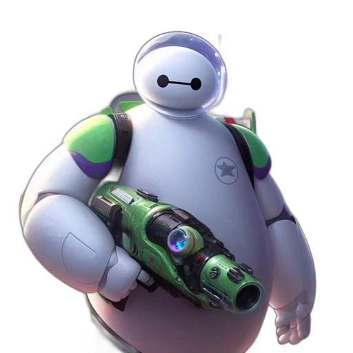 robot, car, weapon, staff transparent PNG cut-out