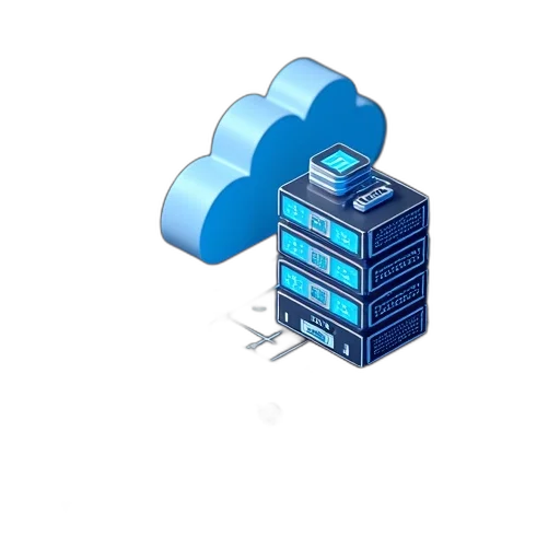 3d render, service, server, manager transparent PNG cut-out