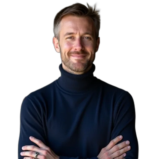 staff, jacket, face, hair transparent PNG cut-out