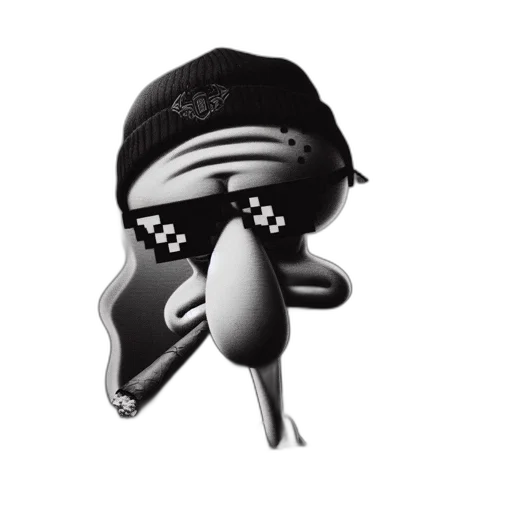 mask, hat, jacket, face transparent PNG cut-out