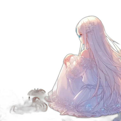 creature, dress, robot, hair transparent PNG cut-out