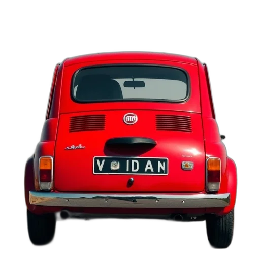 car, 3d render, photorealistic, back transparent PNG cut-out